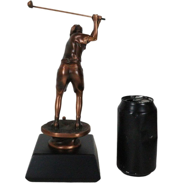 Winston Porter Kayzleigh Lady Golfer Figurine Wayfair